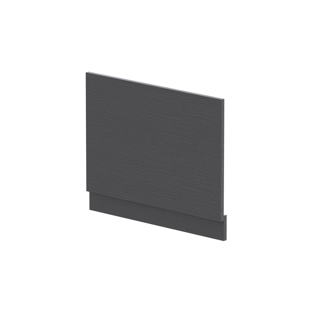 Nuie 700Mm Bath End Panel & Plinth Graphite Grey